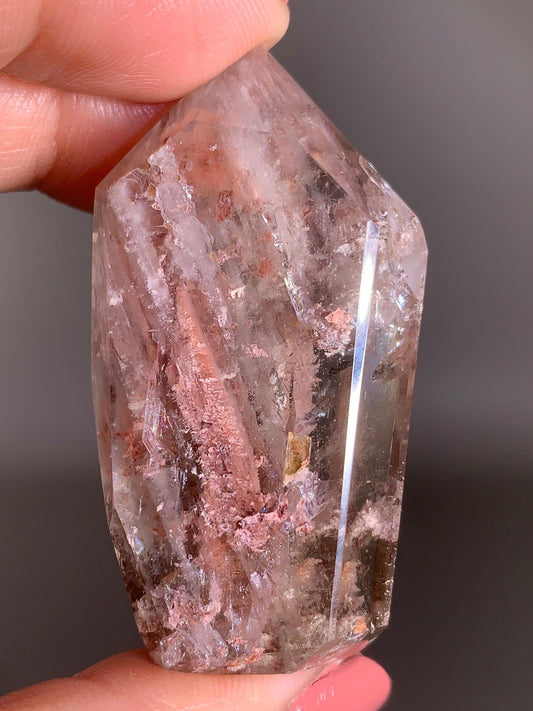 Pink Garden Quartz Tower from Congo | Rare Natural Crystal