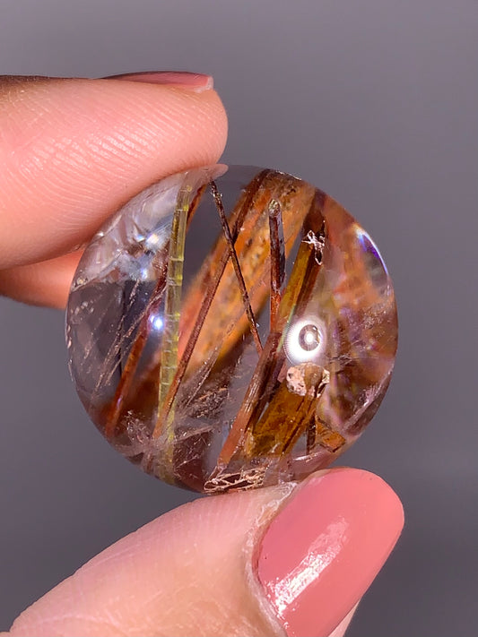 High-Quality Tourmaline Included Quartz Sphere – Madagascar Collector Specimen