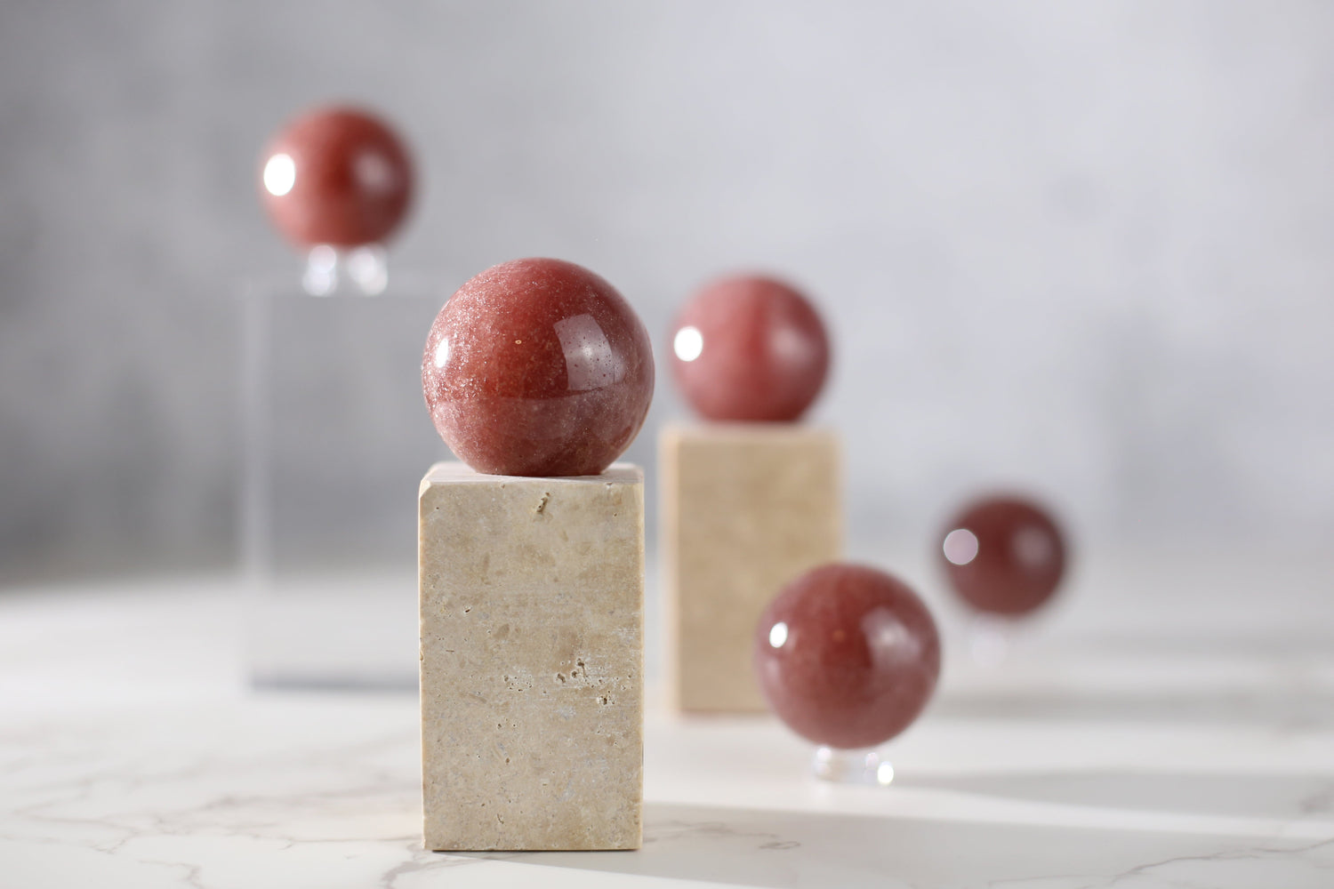 Strawberry Quartz Sphere