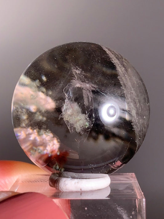 Garden Quartz with Manifestation (Quartz-in-Quartz) Sphere