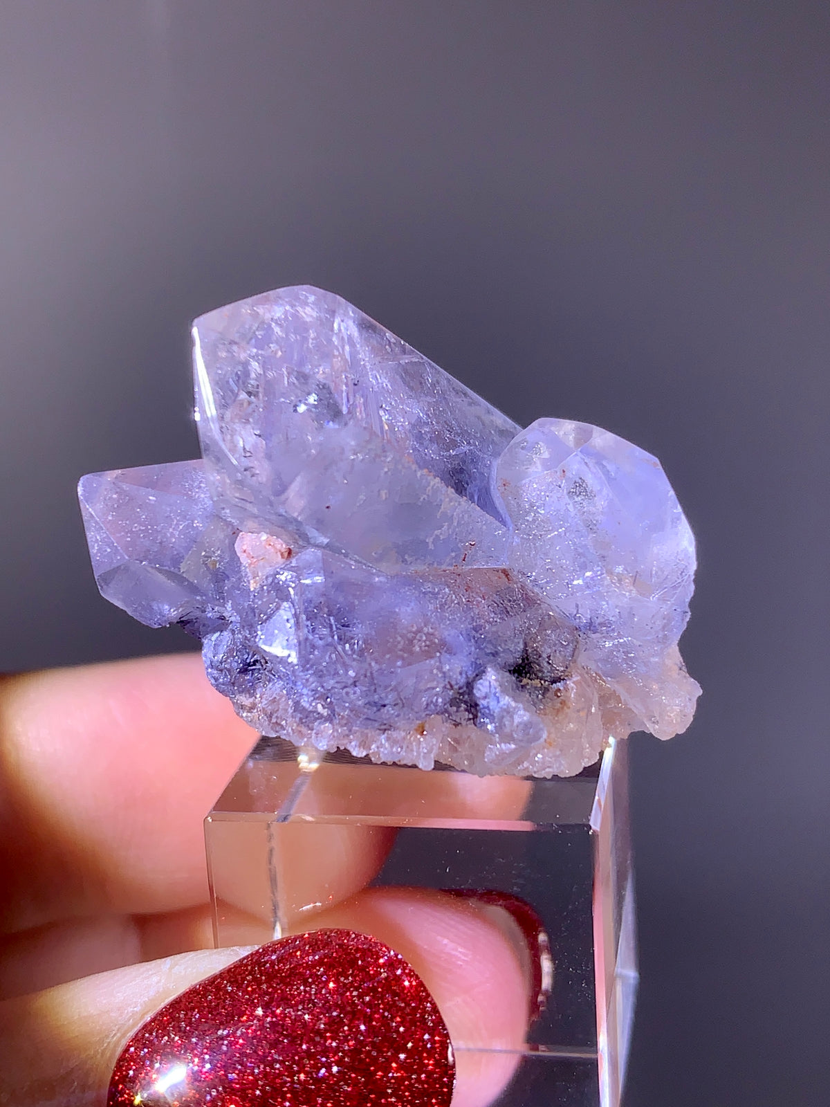 High-Quality Blue Dumortierite Quartz Raw Cluster | Brazil