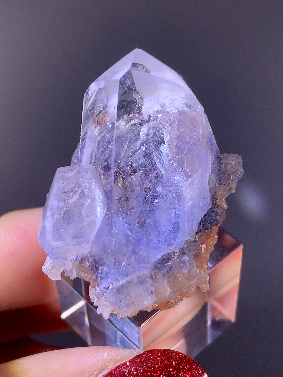High-Quality Blue Dumortierite Quartz Raw Cluster | Brazil
