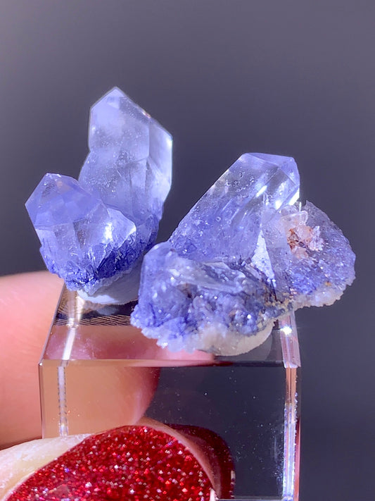 High-Quality Blue Dumortierite Quartz Raw Cluster | Brazil