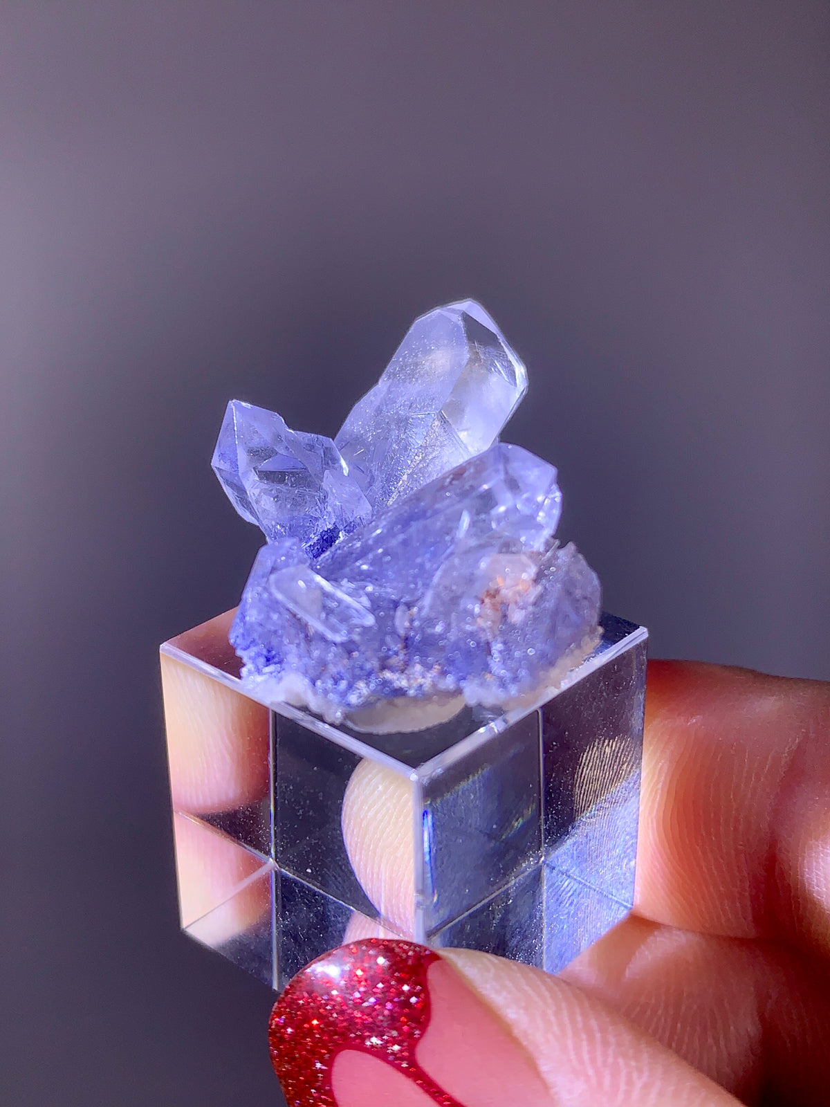 High-Quality Blue Dumortierite Quartz Raw Cluster | Brazil