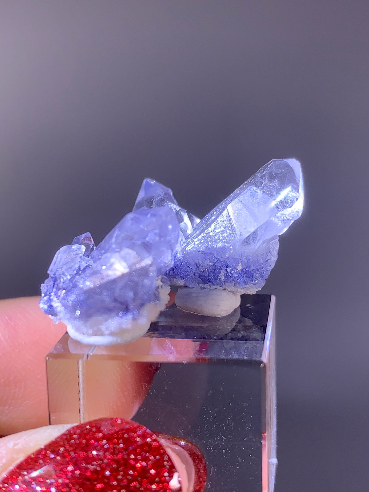 High-Quality Blue Dumortierite Quartz Raw Cluster | Brazil