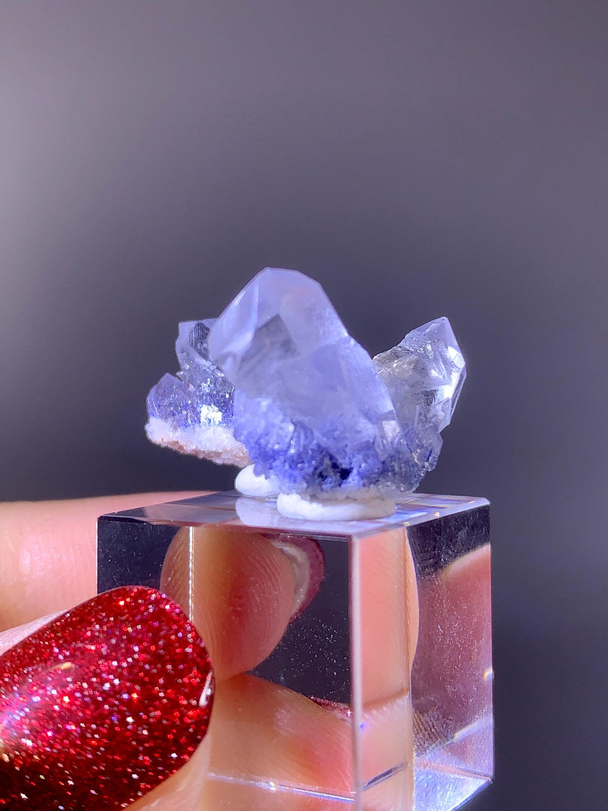 High-Quality Blue Dumortierite Quartz Raw Cluster | Brazil