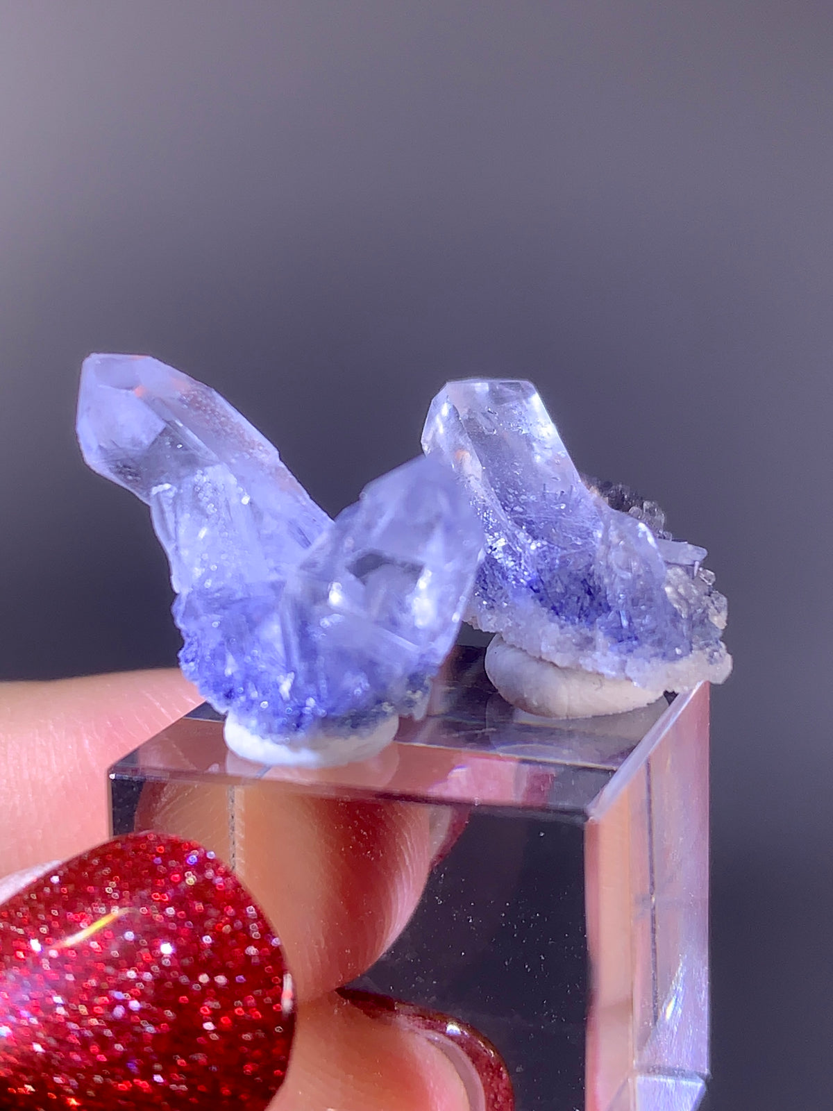 High-Quality Blue Dumortierite Quartz Raw Cluster | Brazil