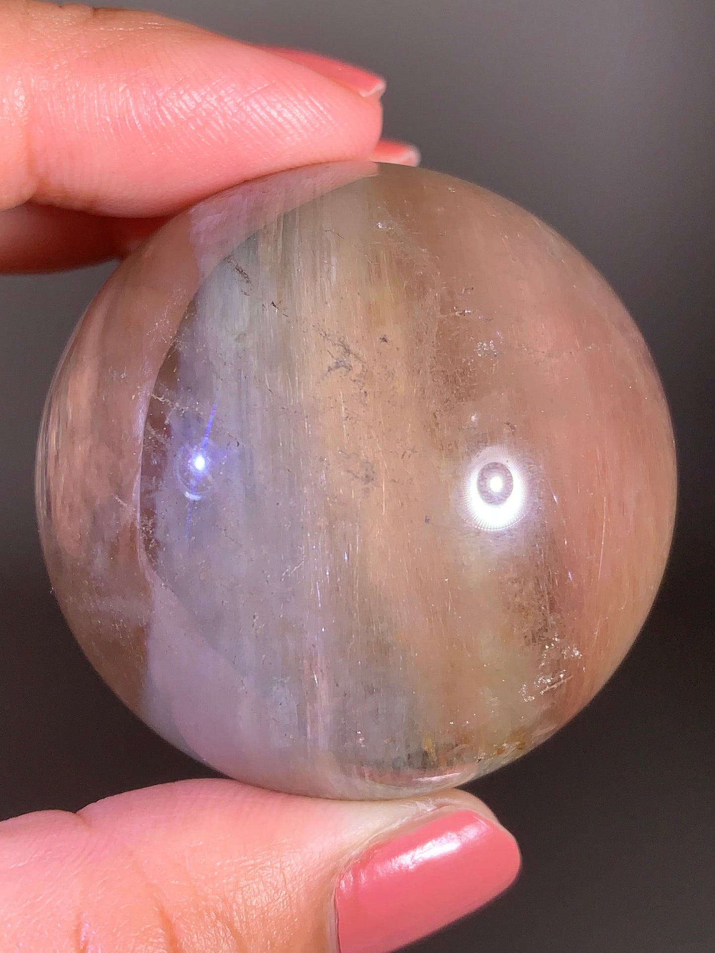 Large Pink Amphibole Garden Sphere Featuring Epidote, Tourmaline, Manifestation & Penetrator Inclusion