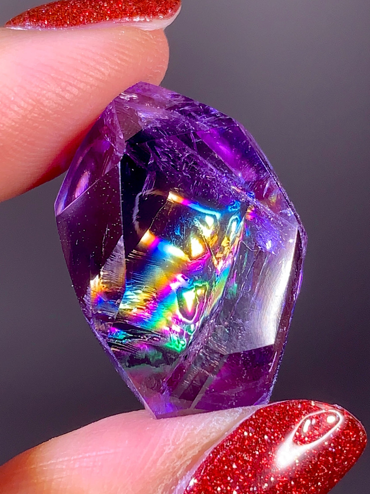 High-Quality Natural Rainbow Amethyst Freeform | Brazil
