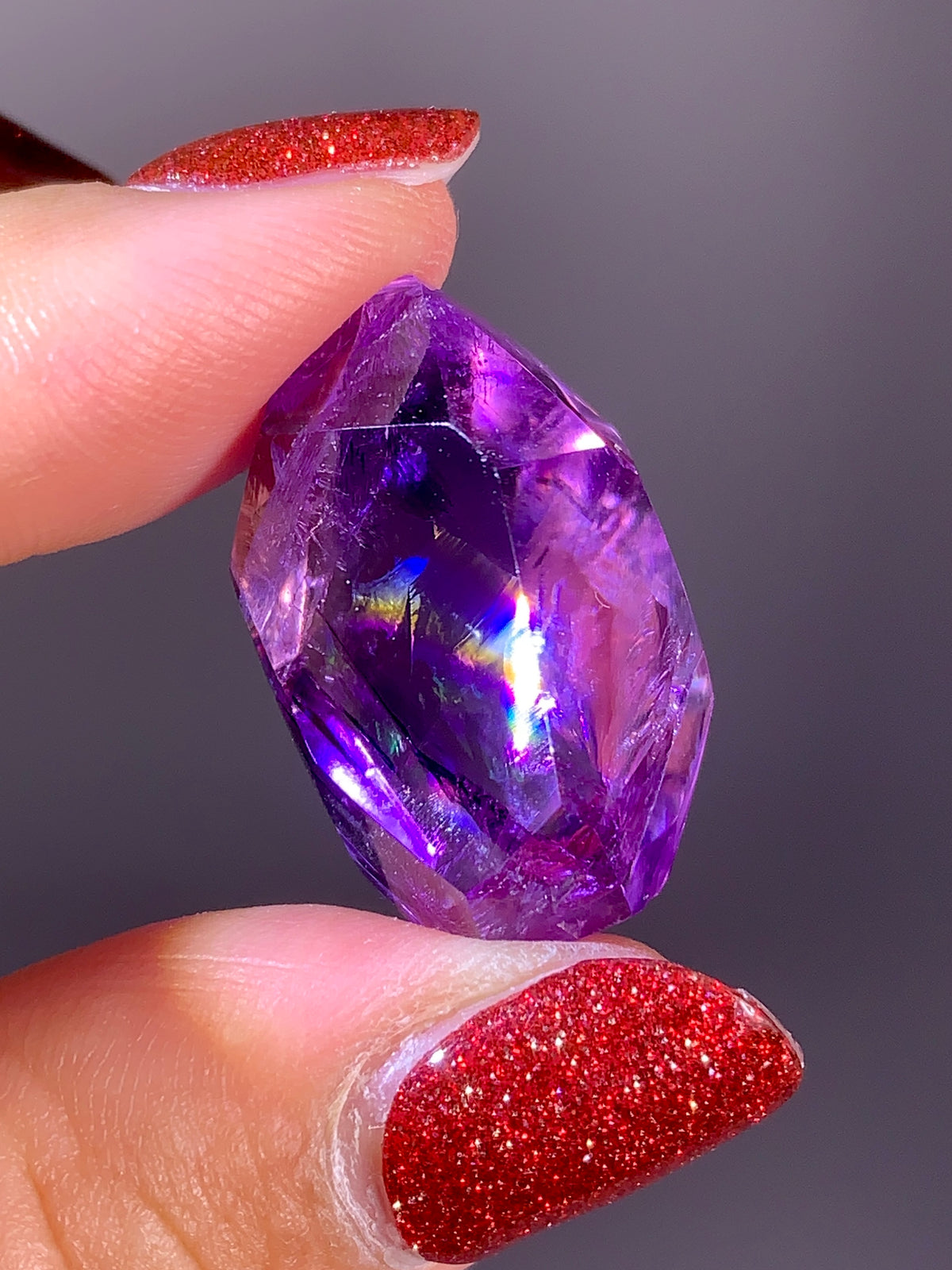 High-Quality Natural Rainbow Amethyst Freeform | Brazil