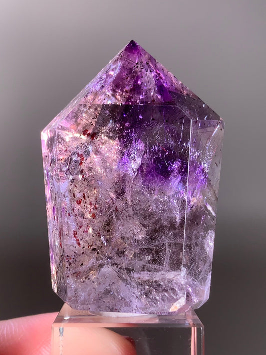 Super Seven Polished Tower from Madagascar