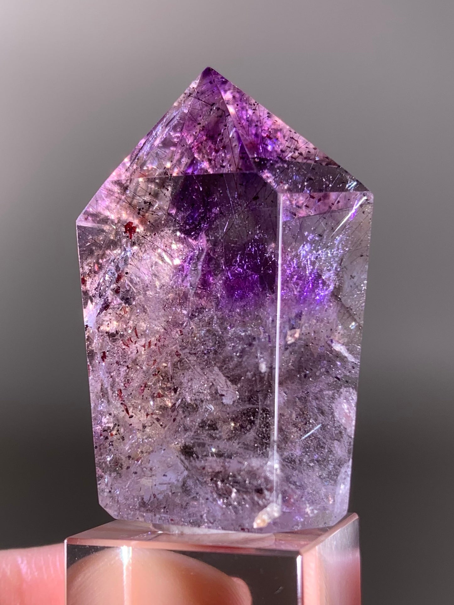 Super Seven Polished Tower from Madagascar