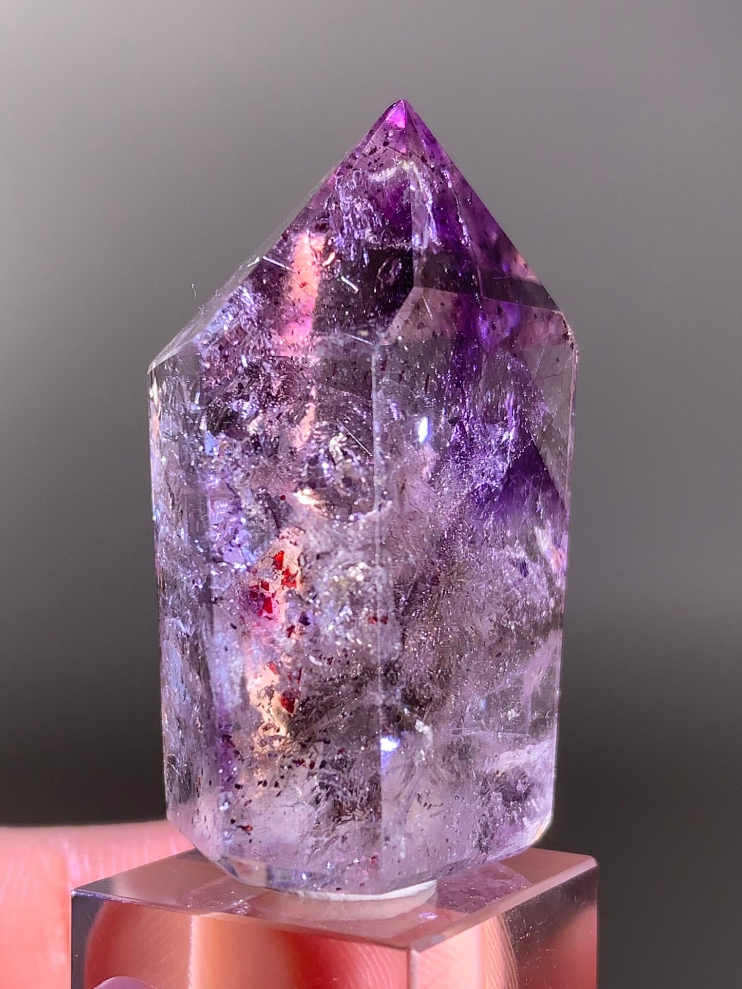 Super Seven Polished Tower from Madagascar