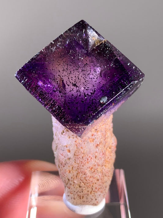 High-Quality Super Seven Scepter Specimen Semi-Polished from Madagascar