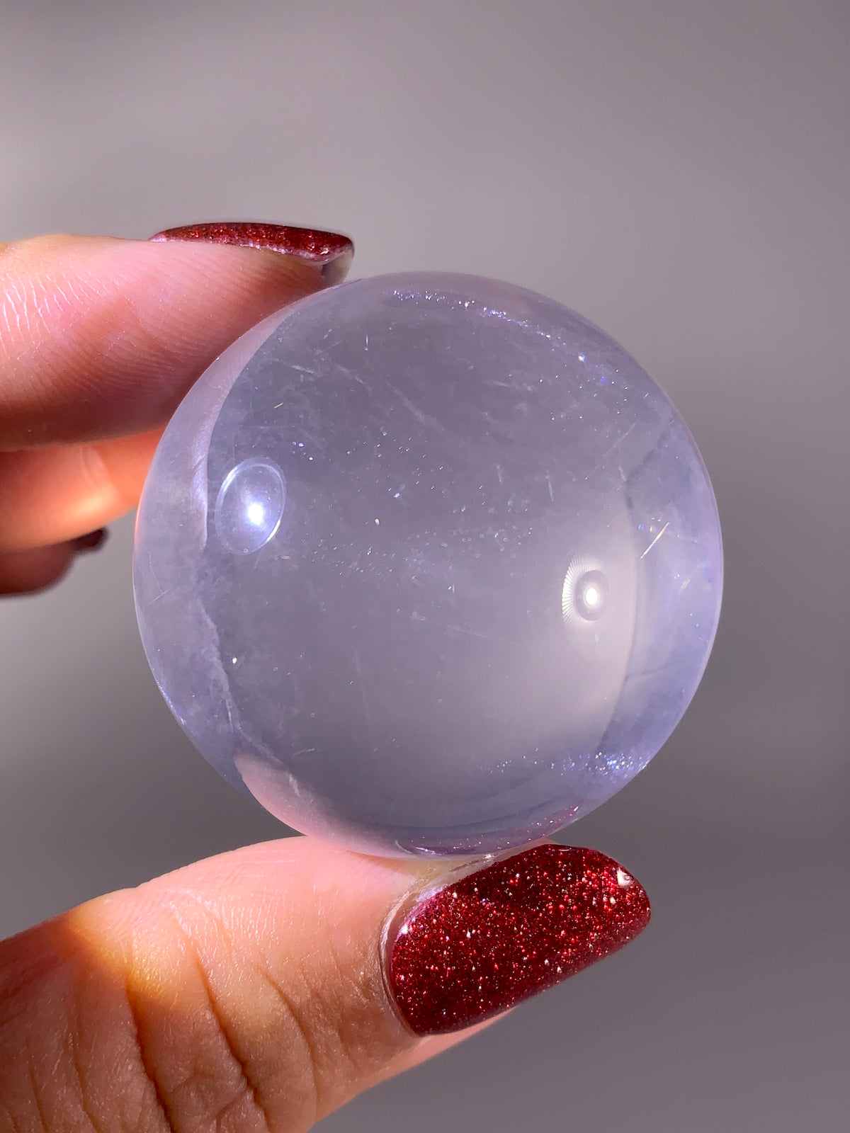 Rare Collector-Grade Girasol Quartz Sphere with Dancing Rutile & Sparkling Mica Inclusions | Mozambique