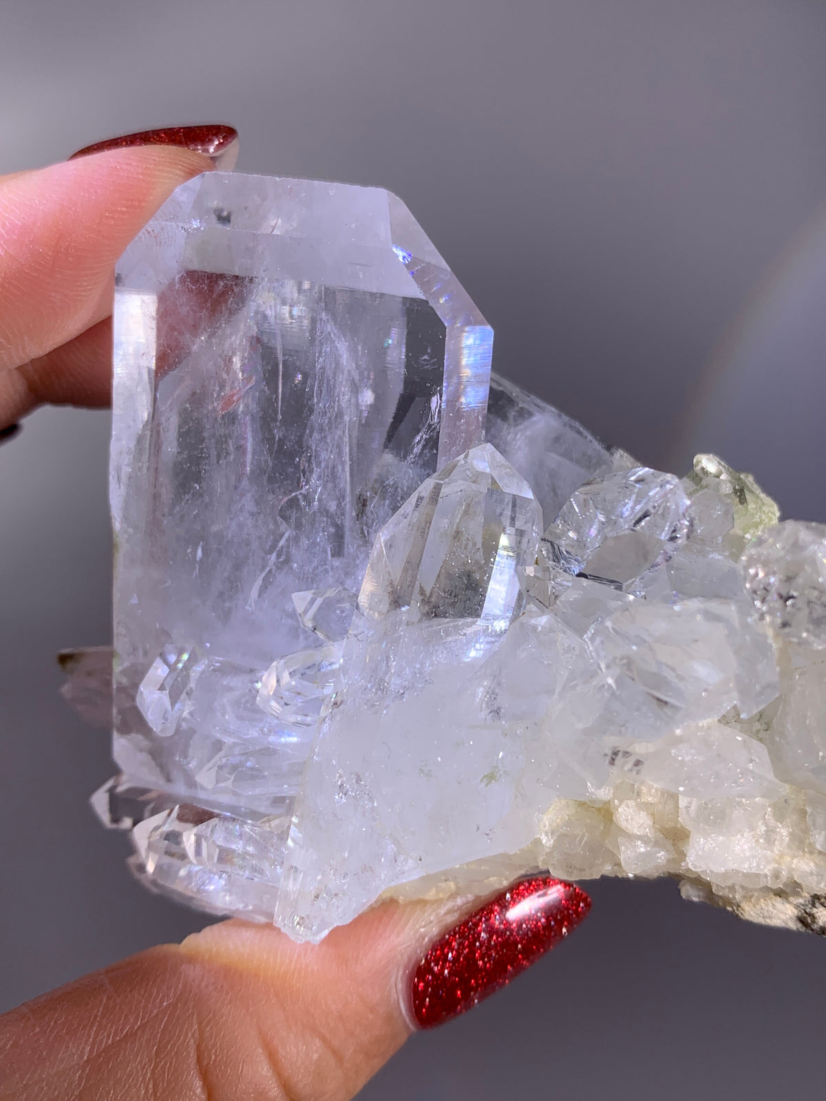 Clear Faden Barite Crystal Specimen | Natural Mineral from Myanmar