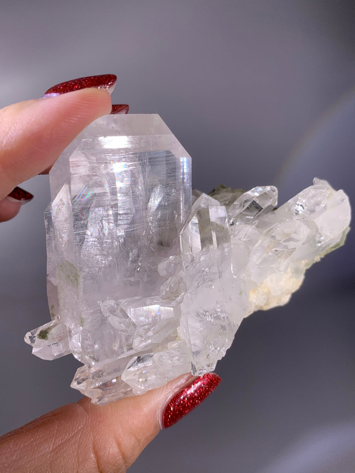 Clear Faden Barite Crystal Specimen | Natural Mineral from Myanmar