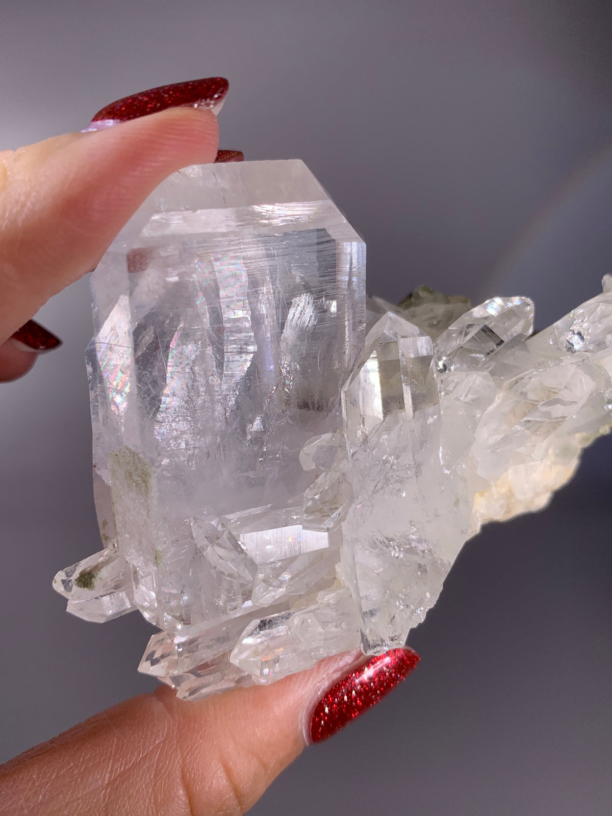 Clear Faden Barite Crystal Specimen | Natural Mineral from Myanmar