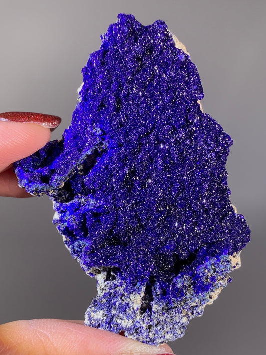 Sparkling Deep Blue Azurite Mineral Specimen | Natural Azurite from Vietnam