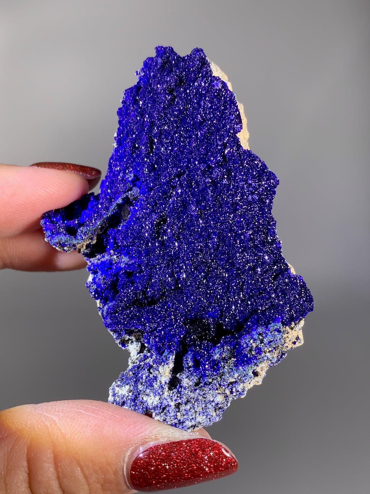 Sparkling Deep Blue Azurite Mineral Specimen | Natural Azurite from Vietnam
