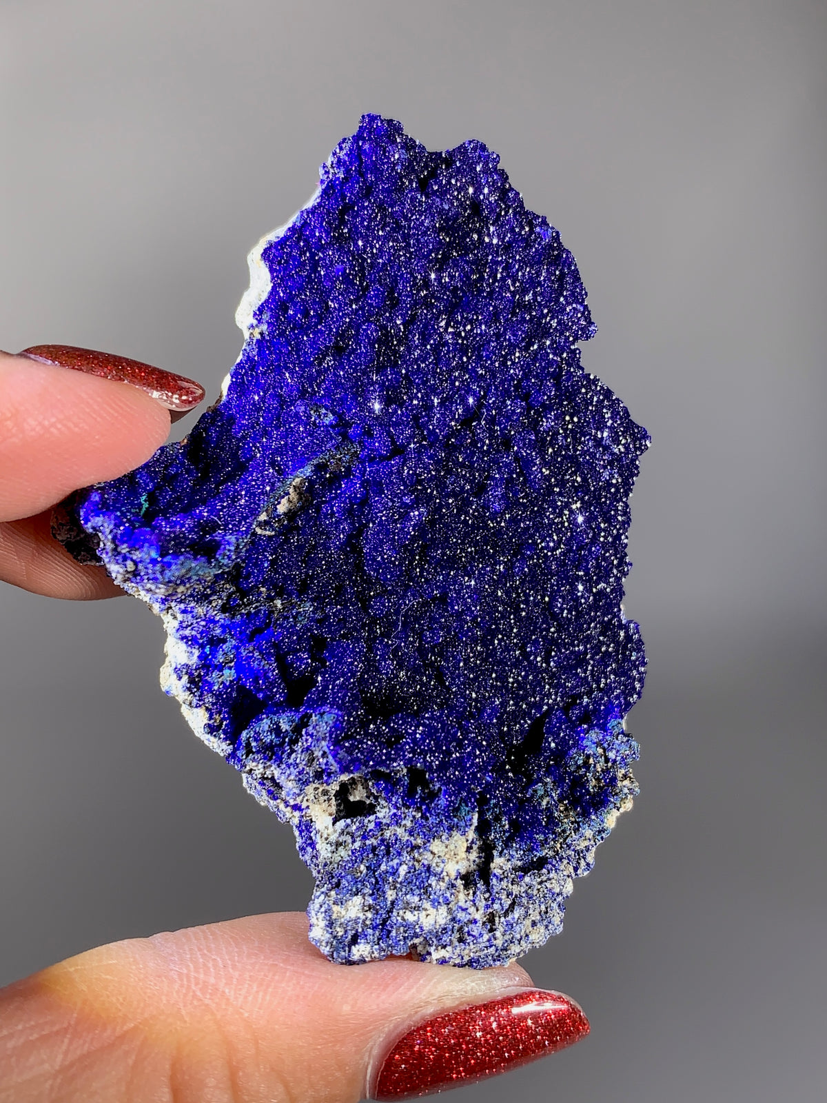 Sparkling Deep Blue Azurite Mineral Specimen | Natural Azurite from Vietnam