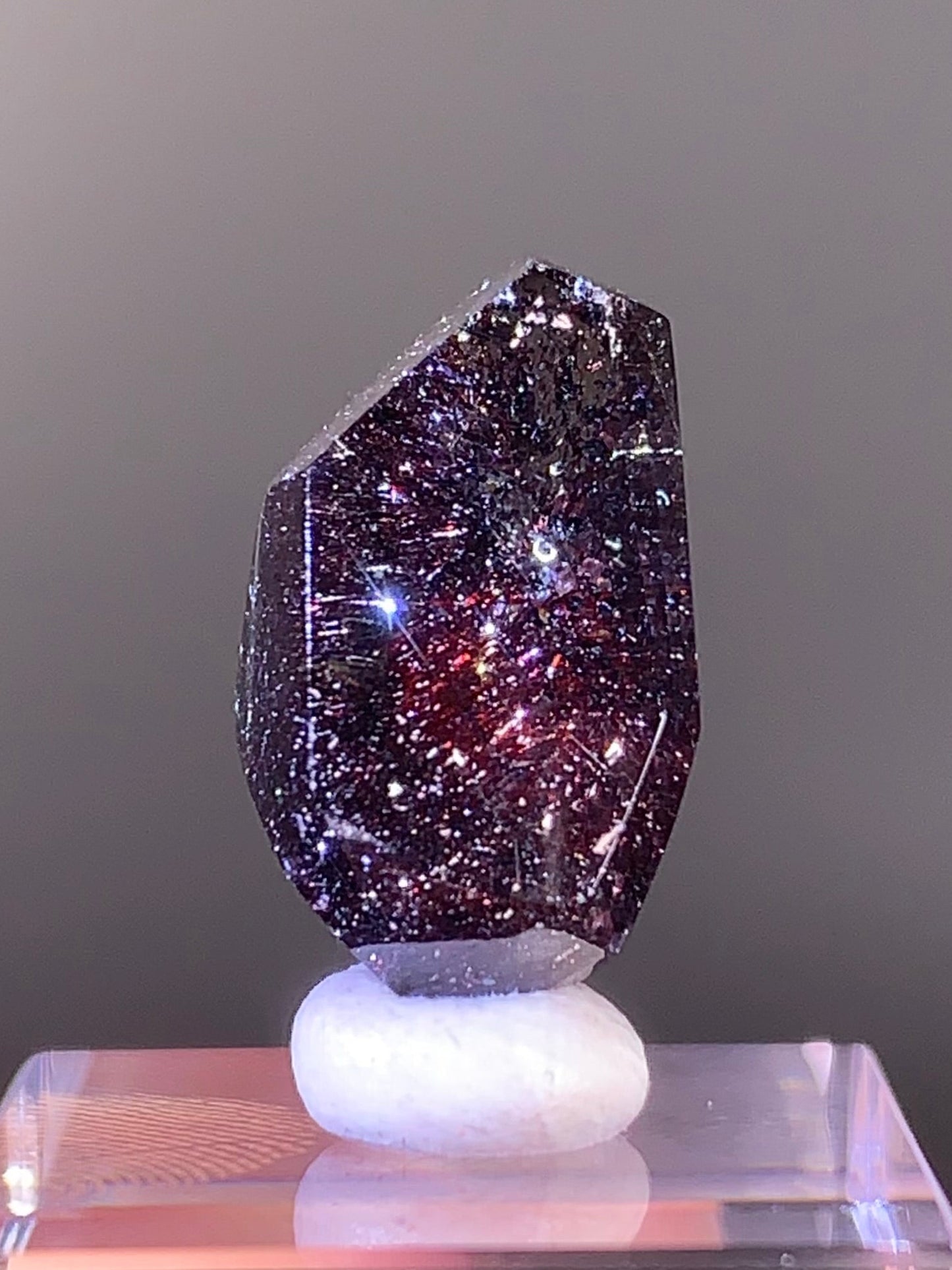 High-Quality Dark Super Seven Polished Freeform Crystal