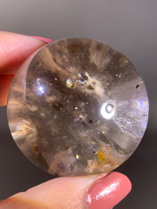 Pyrite in Quartz Sphere | Rare Collector Crystal