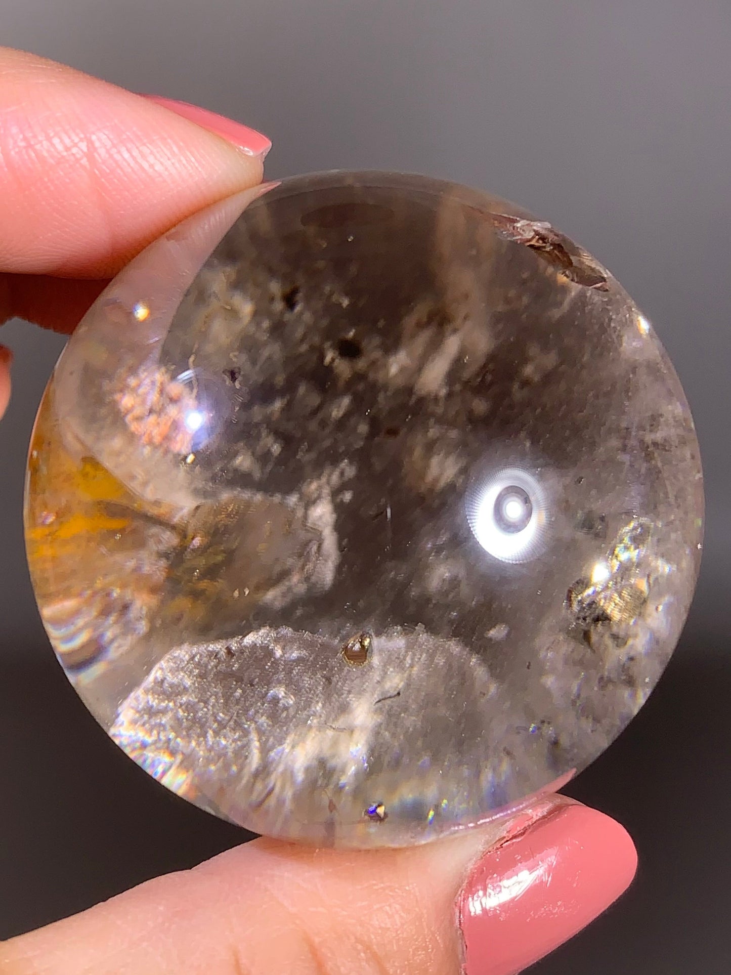 Pyrite in Quartz Sphere | Rare Collector Crystal
