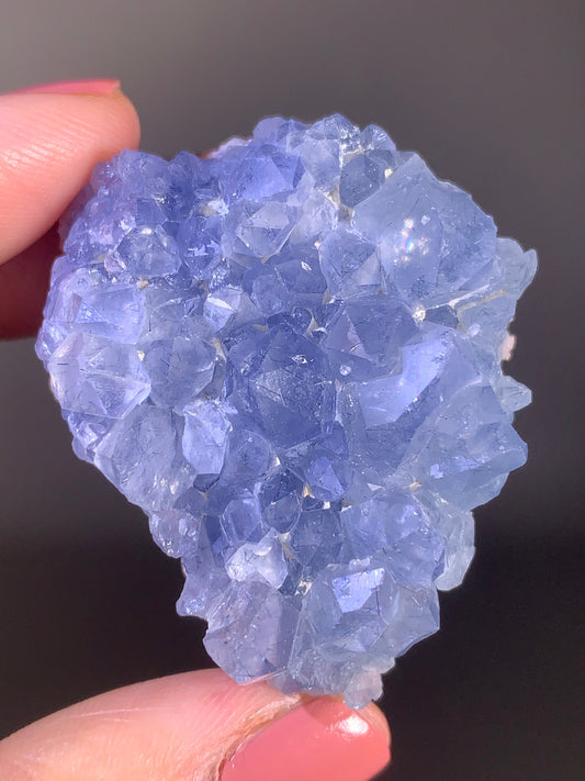 Rare Blue Rutile in Quartz Raw Cluster from Brazil | Natural Mineral Specimen