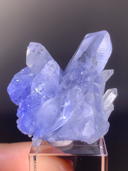 Rare Blue Dumortierite Raw Cluster from Brazil | Collector Mineral Specimen