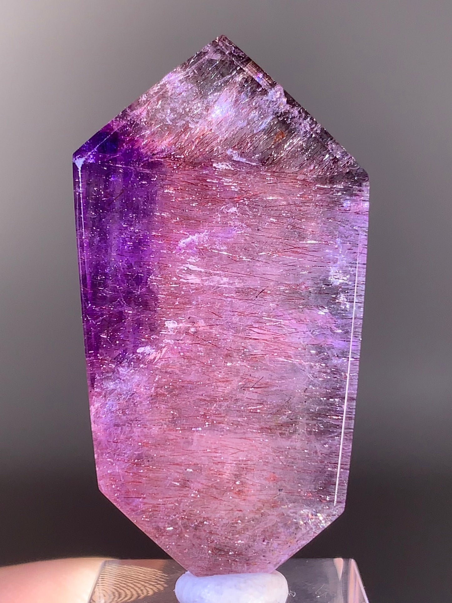 High-Quality Super Seven Polished Freeform from Madagascar | Rare Crystal
