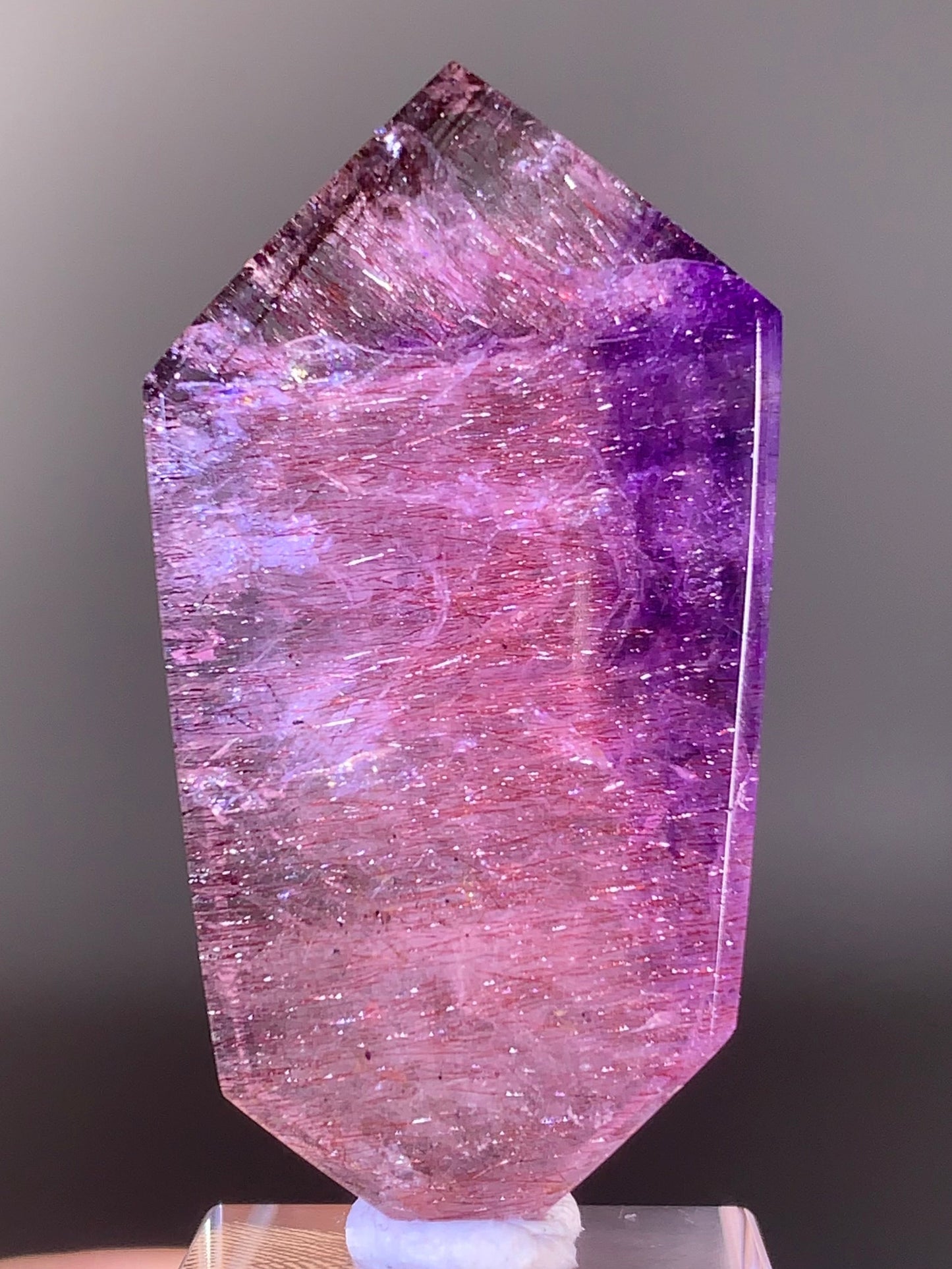 High-Quality Super Seven Polished Freeform from Madagascar | Rare Crystal