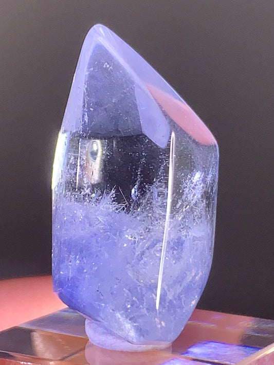 Natural Blue Dumortierite Polished Freeform from Brazil