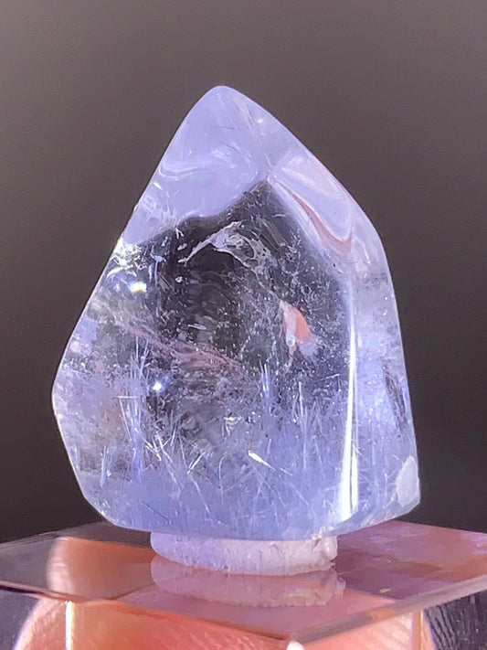 Natural Blue Dumortierite Polished Freeform from Brazil