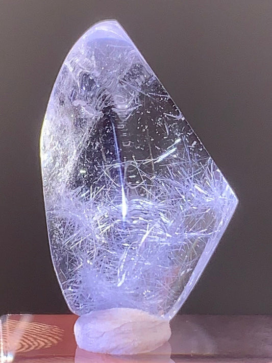 Natural Blue Dumortierite Polished Freeform from Brazil