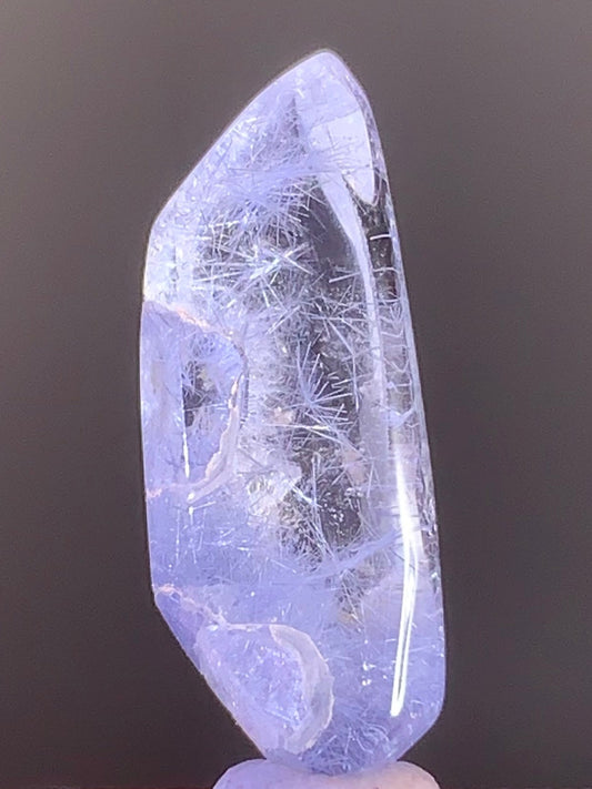 Natural Blue Dumortierite Polished Freeform from Brazil