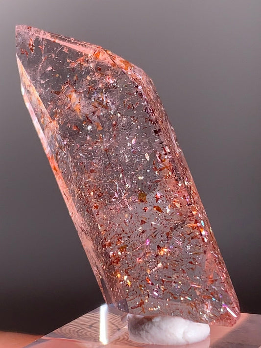 Harlequin Quartz Polished Freeform – Gold Strawberry Quartz from Madagascar