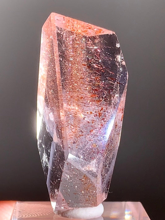 Harlequin Quartz Polished Freeform – Gold Strawberry Quartz from Madagascar