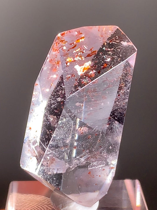 Harlequin Quartz Polished Freeform – Gold Strawberry Quartz from Madagascar