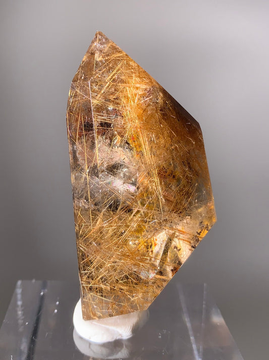 Gold Rutile Quartz Polished Freeform