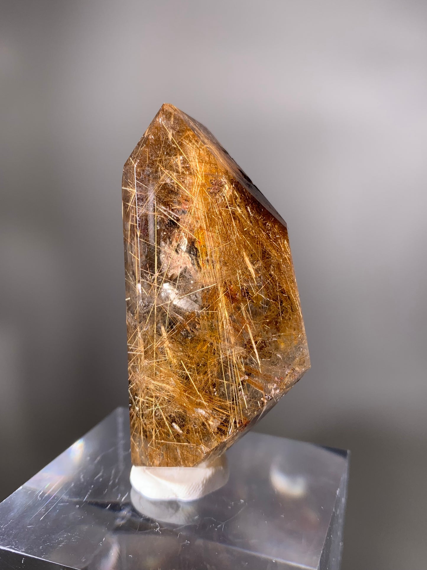 Gold Rutile Quartz Polished Freeform