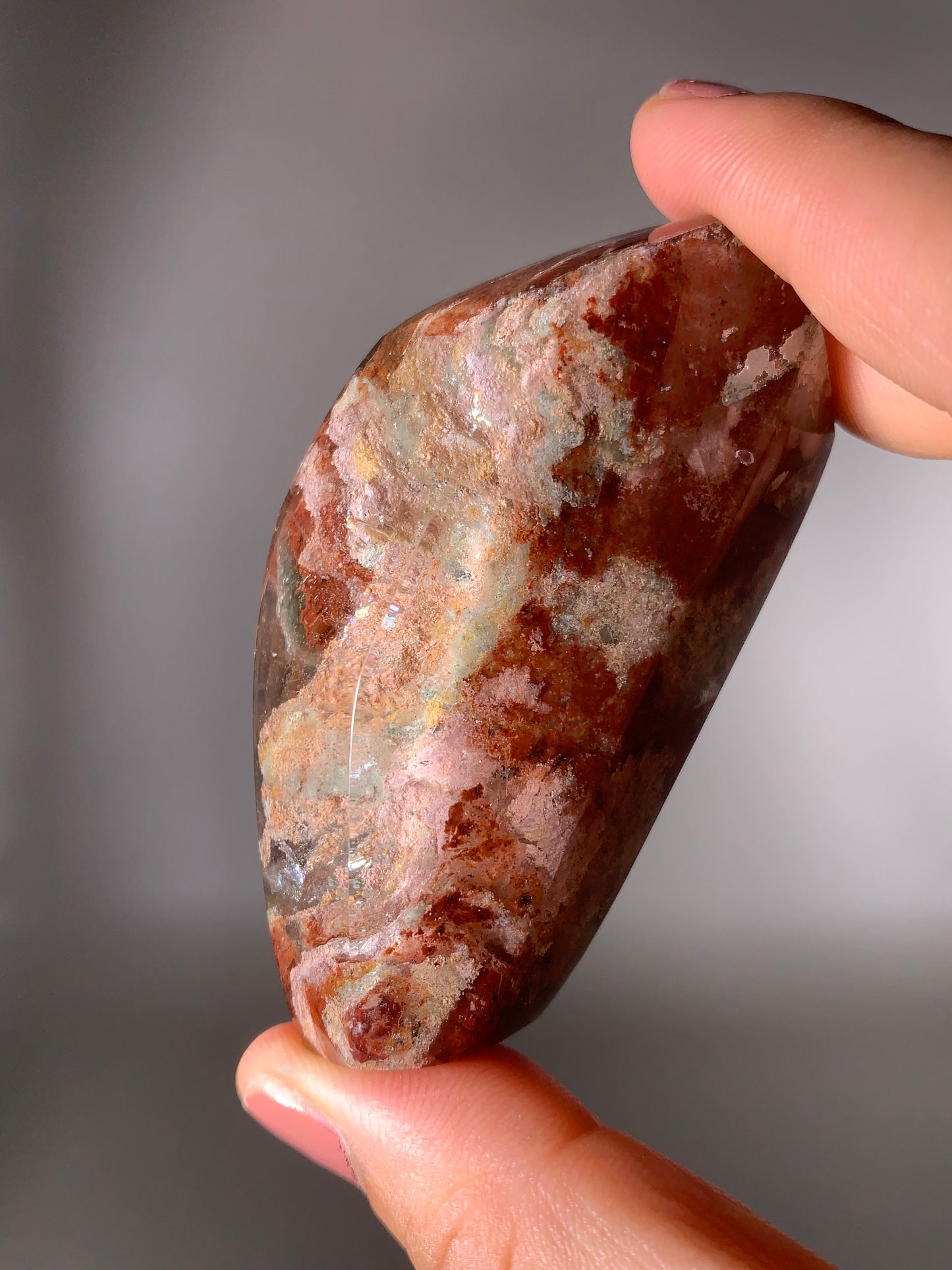 Colorful Garden Quartz Polished Freeform Brazil