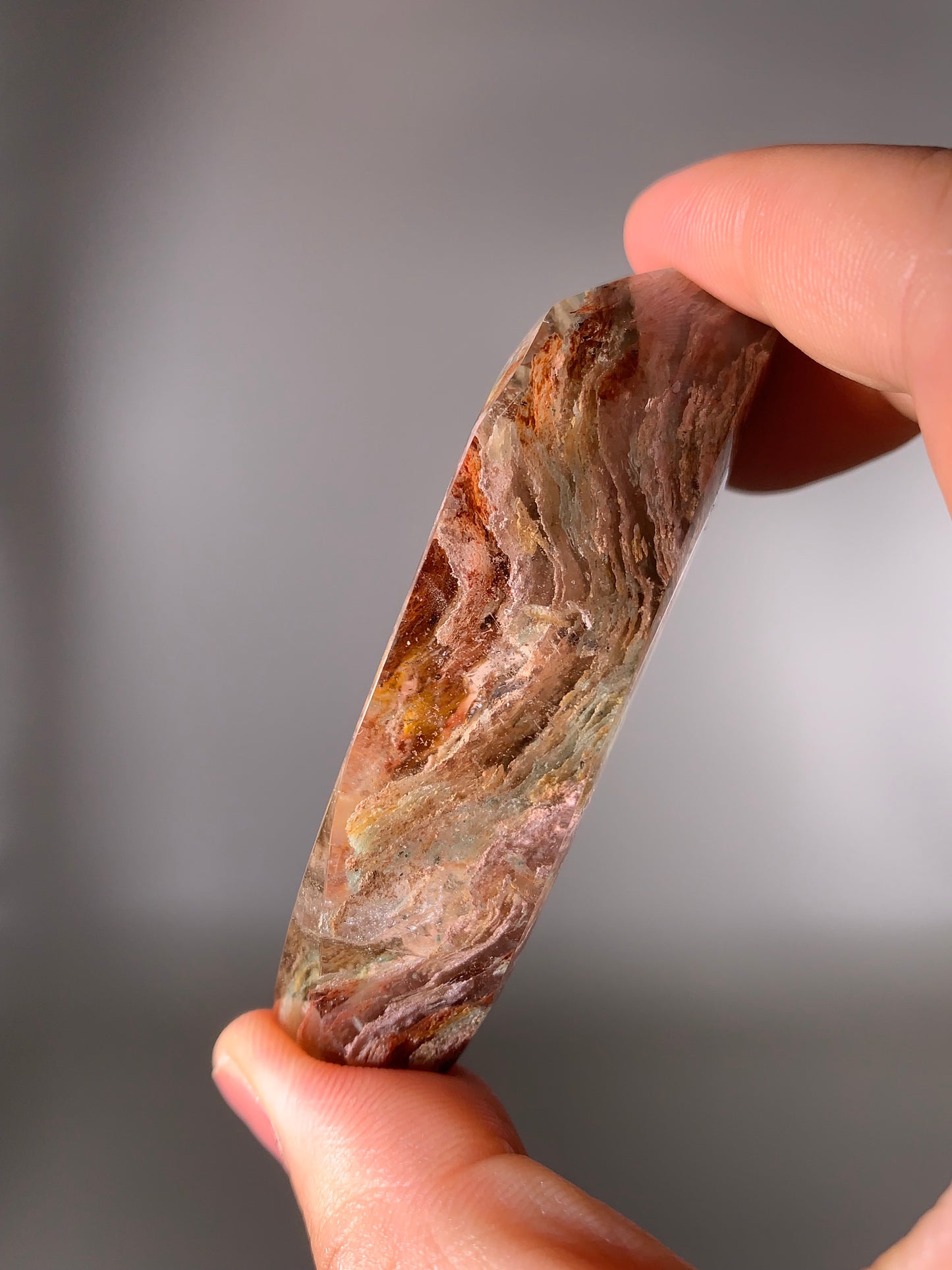 Colorful Garden Quartz Polished Freeform Brazil