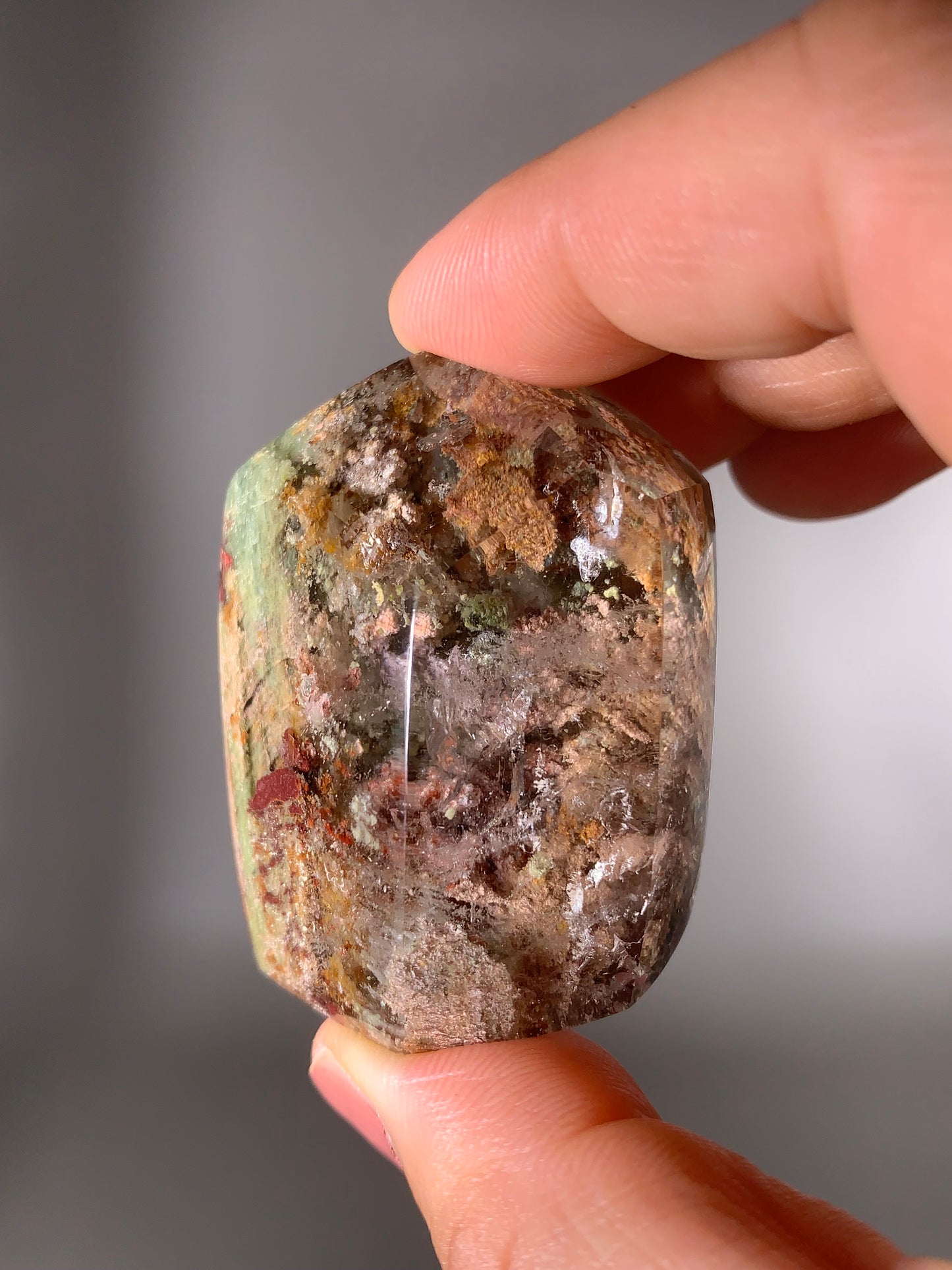 Colorful Garden Quartz Polished Freeform Brazil