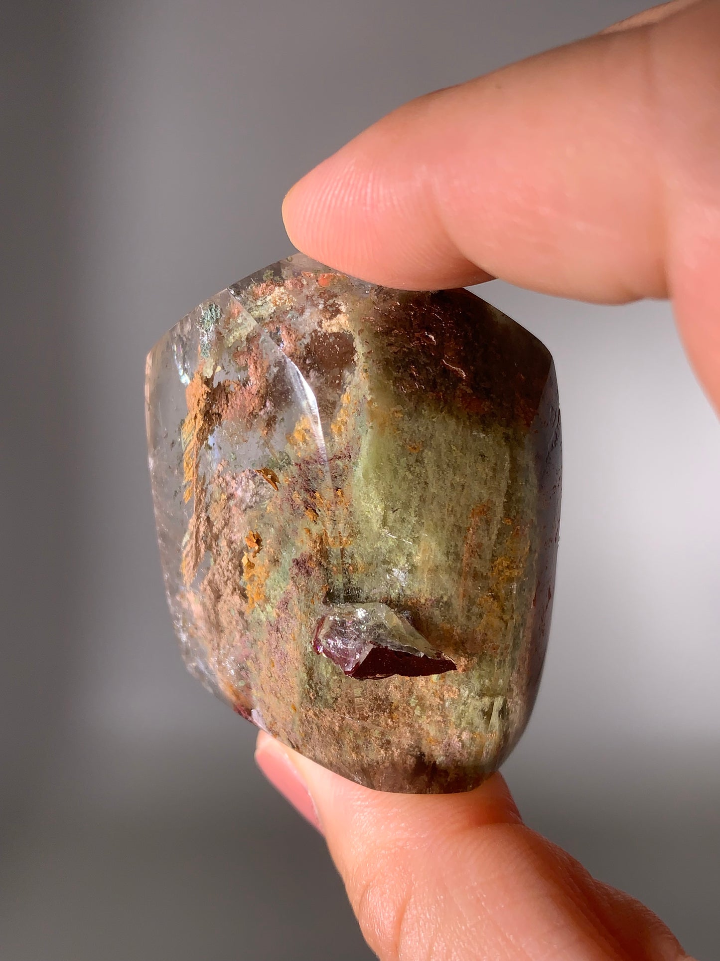 Colorful Garden Quartz Polished Freeform Brazil