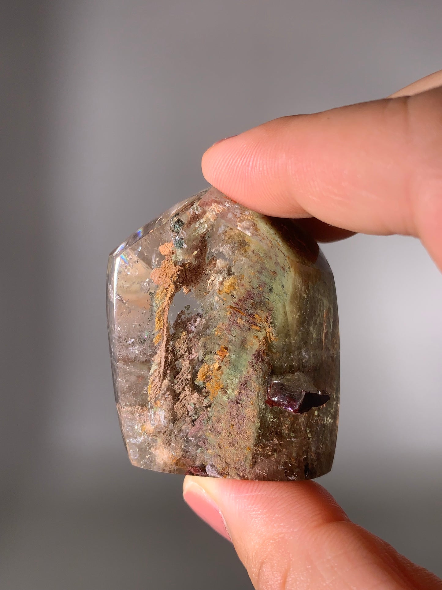 Colorful Garden Quartz Polished Freeform Brazil