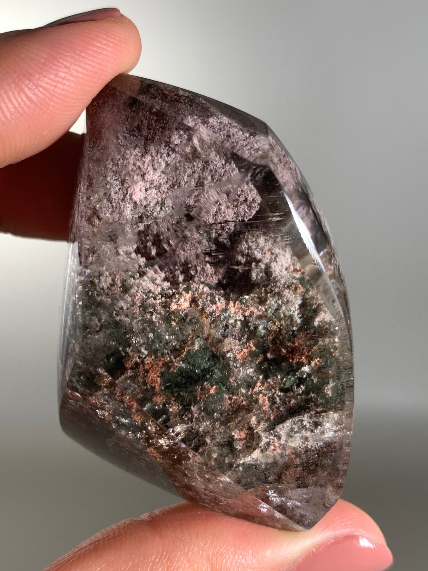 Purple Garden Quartz Polished Freeform Brazil