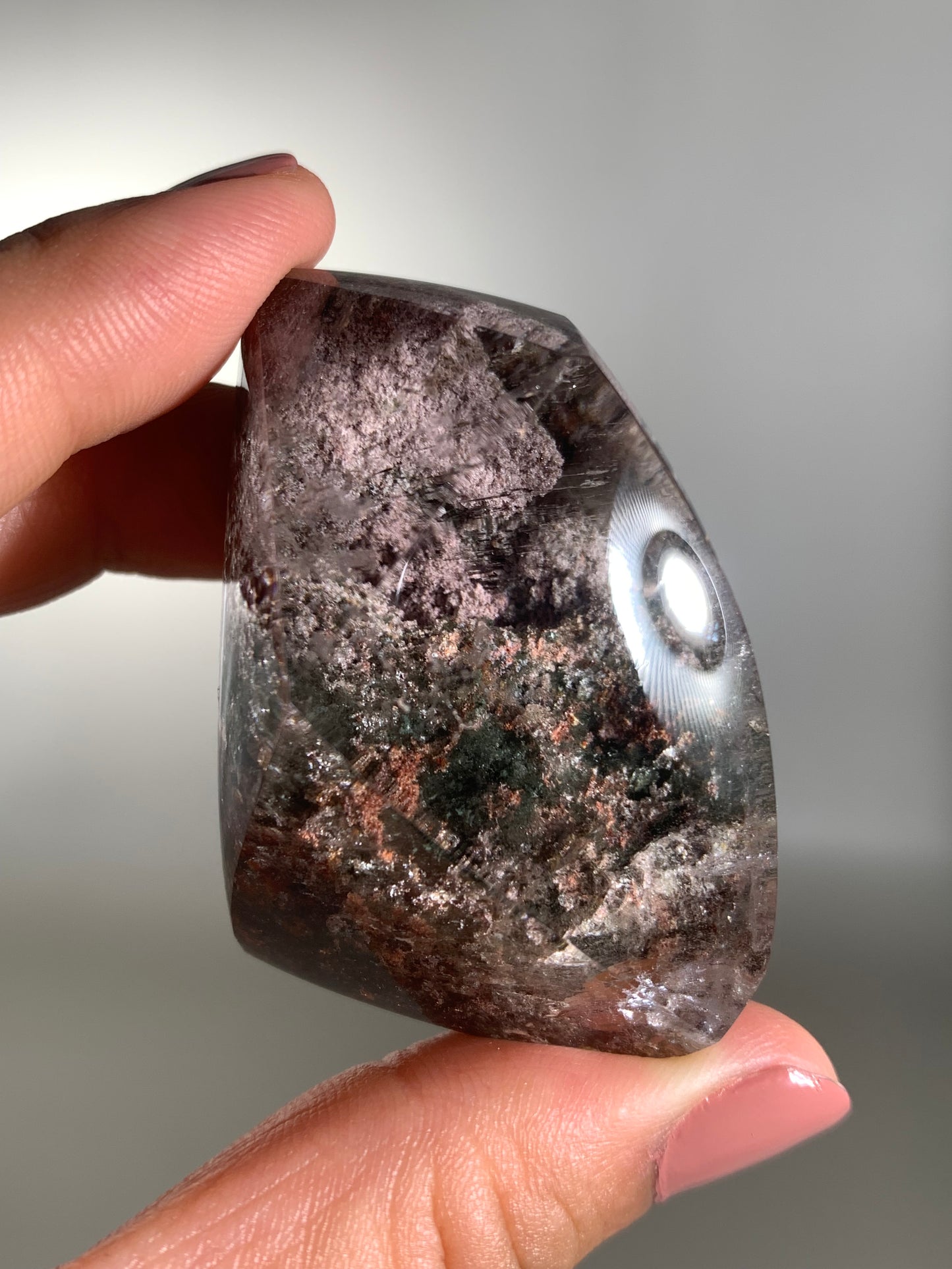 Purple Garden Quartz Polished Freeform Brazil
