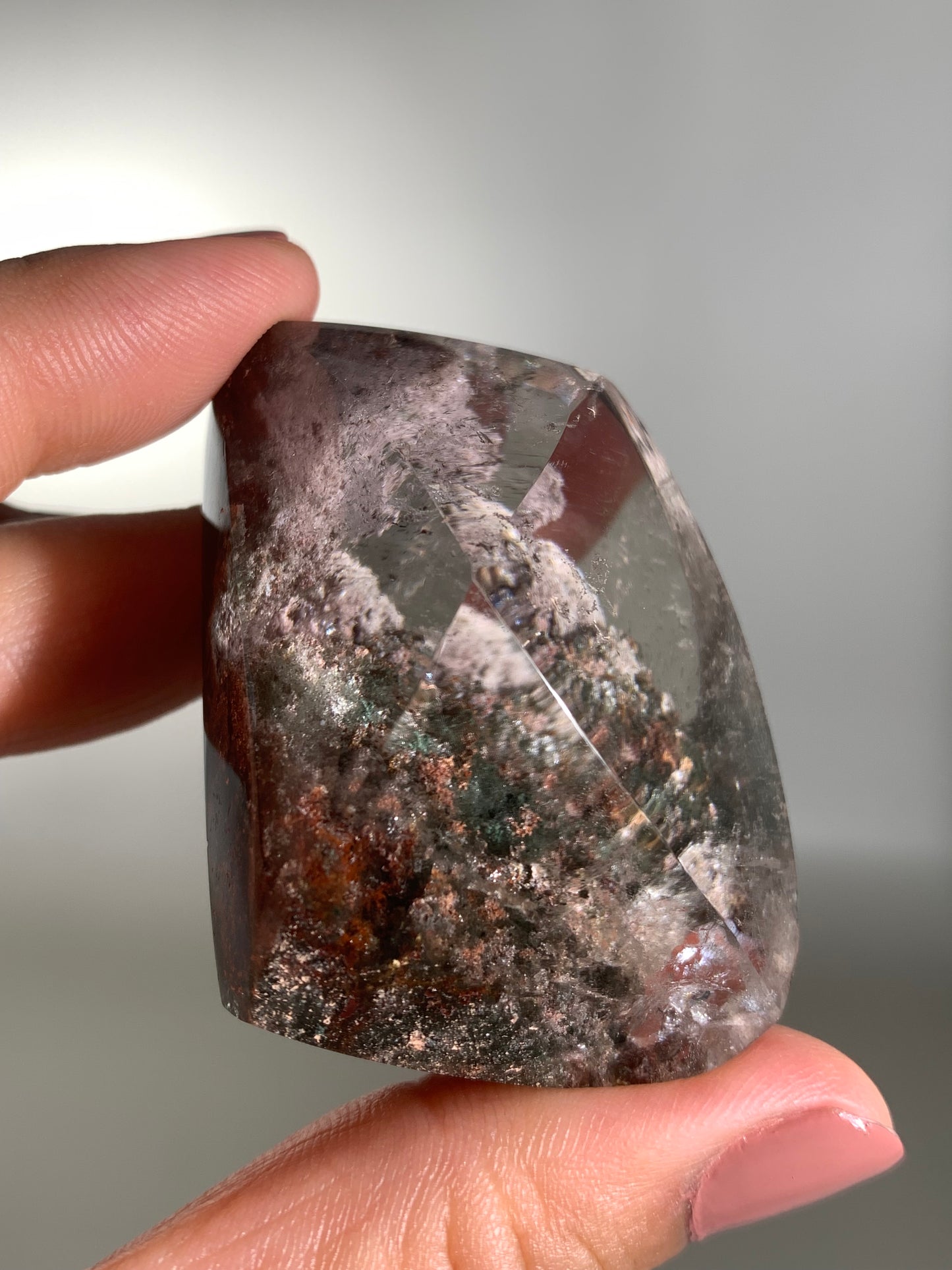 Purple Garden Quartz Polished Freeform Brazil