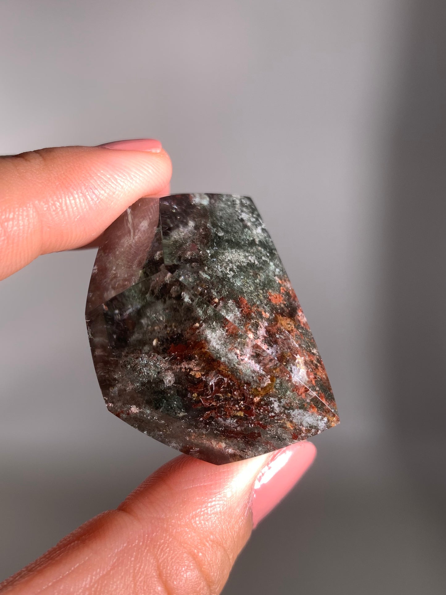 Scenic Garden Quartz Polished Freeform Brazil